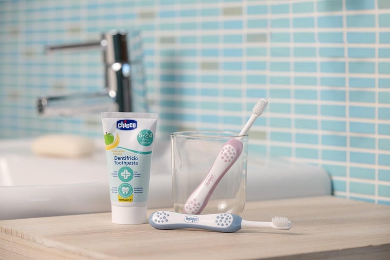 Chicco First Teeth Toothbrush 6-36m, Indigo - Image 3